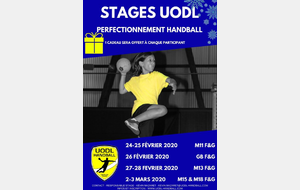 Stages Hiver - UODL HB