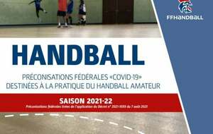 FFHandball - Guide des préconisations fédérales pour le handball amateur