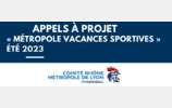 Appel à projets Métropole Vacances Sportives - été 2023