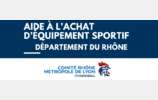 Aide à l'achat d'équipement sportif - Département du Rhône
